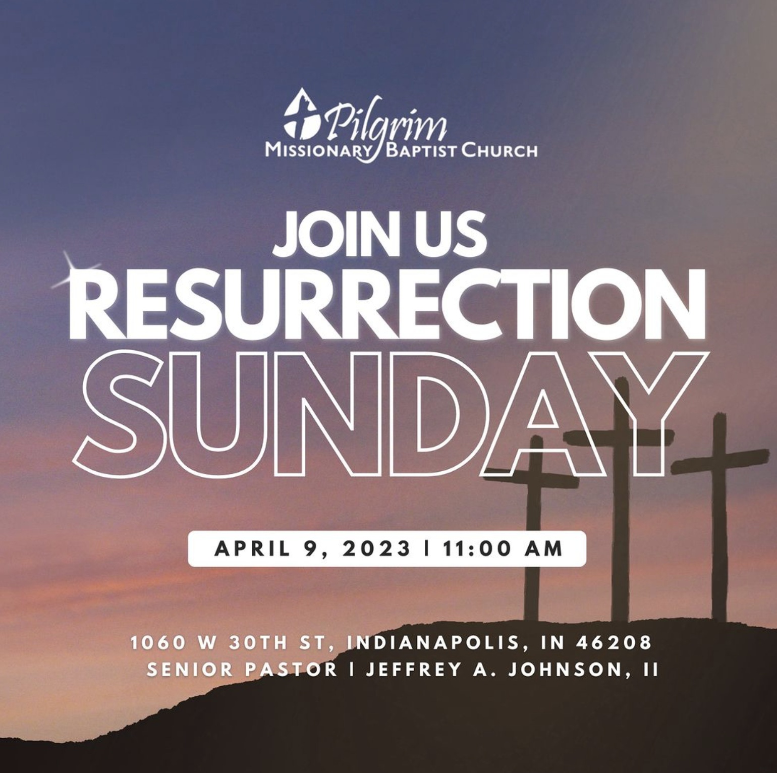 Pilgrim Resurrection Sunday campaign design